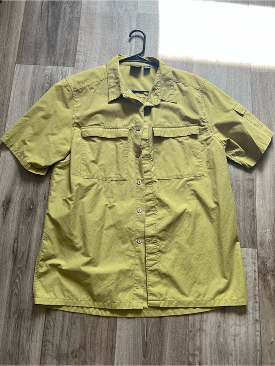 Helly Hansen Other - Helly Hansen Technical Utility Hiking Shirt Chartreuse Yellow Green Mens L